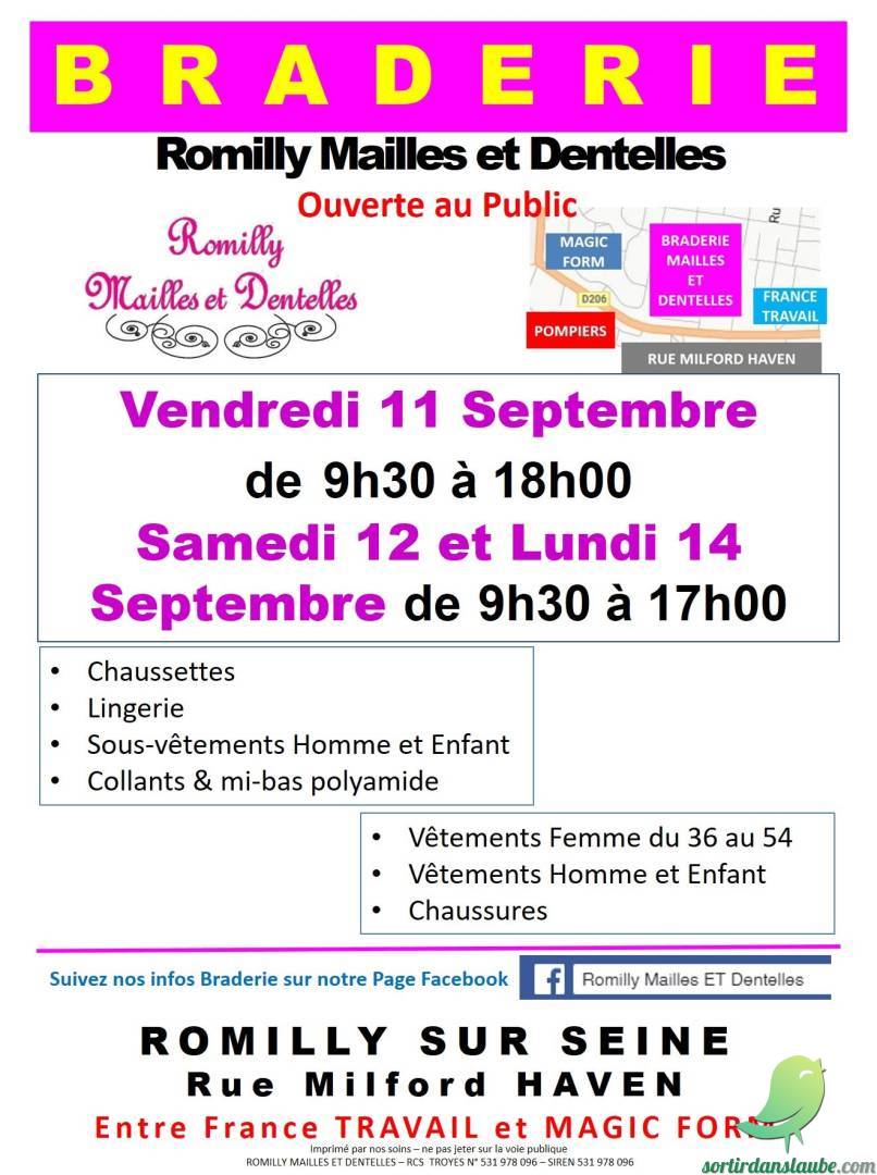 Braderie Romilly Mailles ET Dentelles - 0