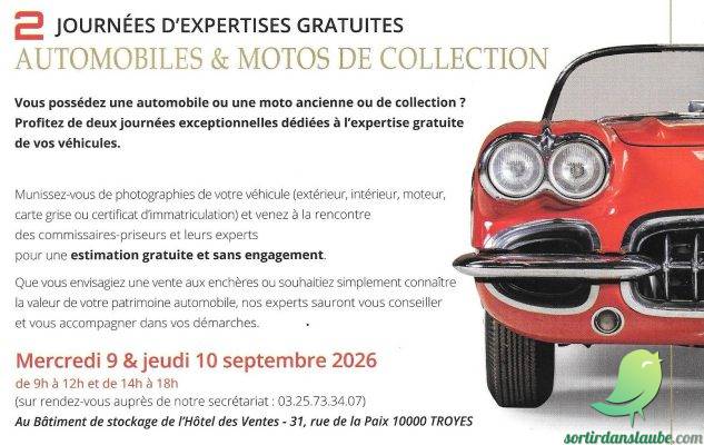 Deux journées d’expertises gratuites pour vos automobiles et motos de collection - 0