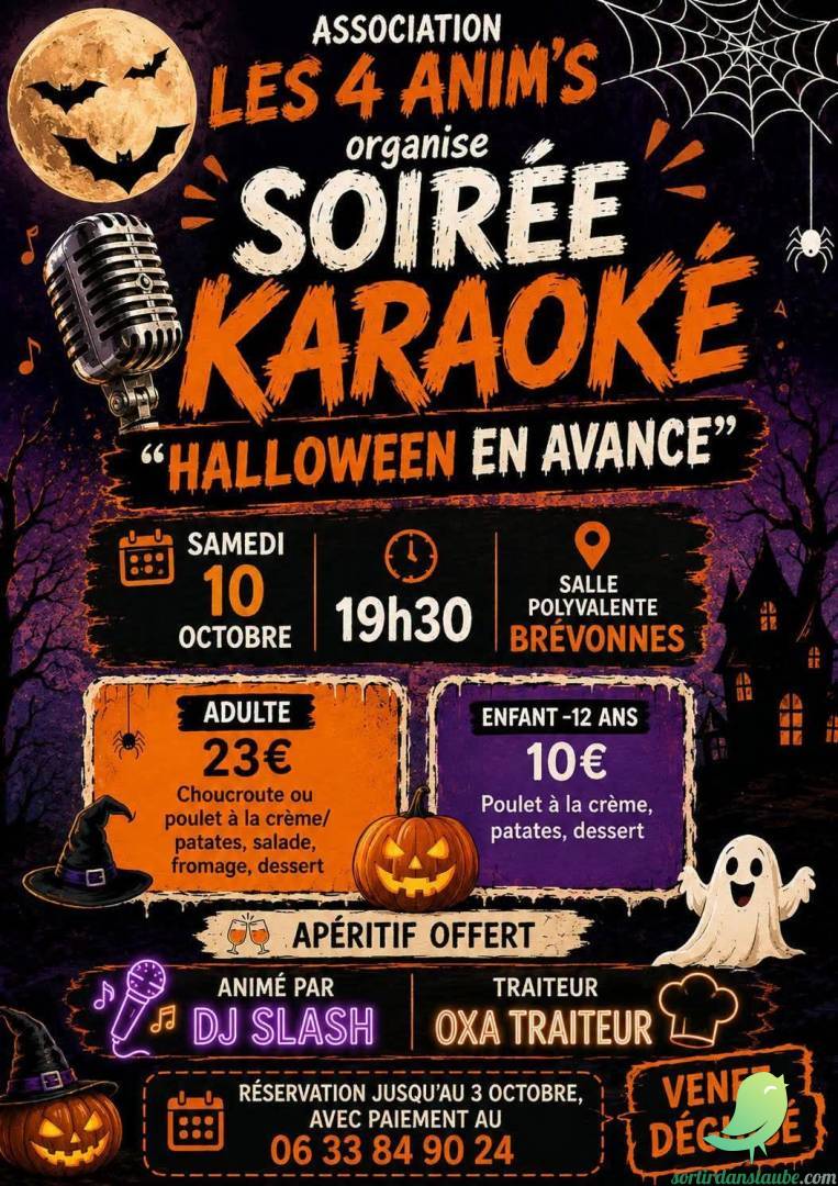 Soirée karaoké d&rsquo;Halloween - 0