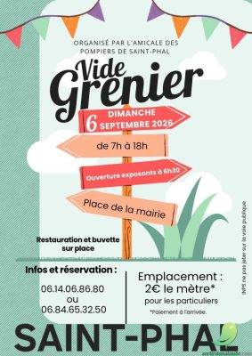 Vide grenier: Saint Phal - 0