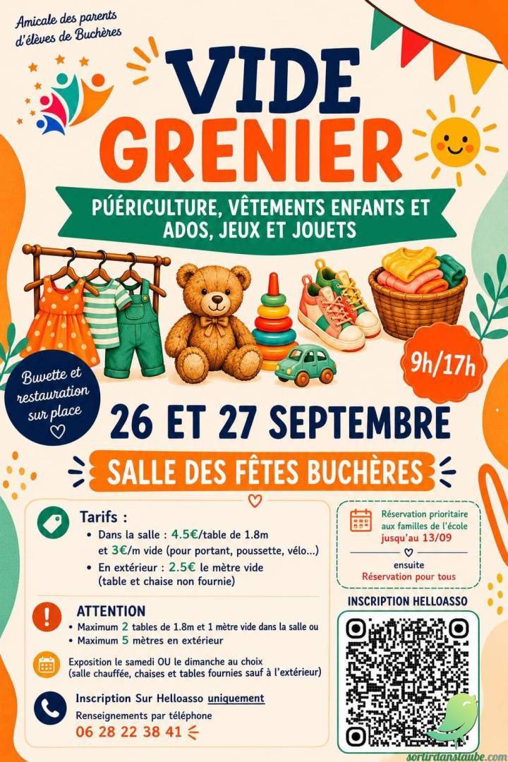 Vide grenier: Buchères - 0