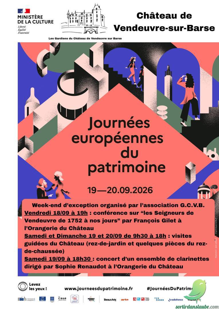 Journées Européennes du Patrimoine au château de Vendeuvre sur Barse - 0