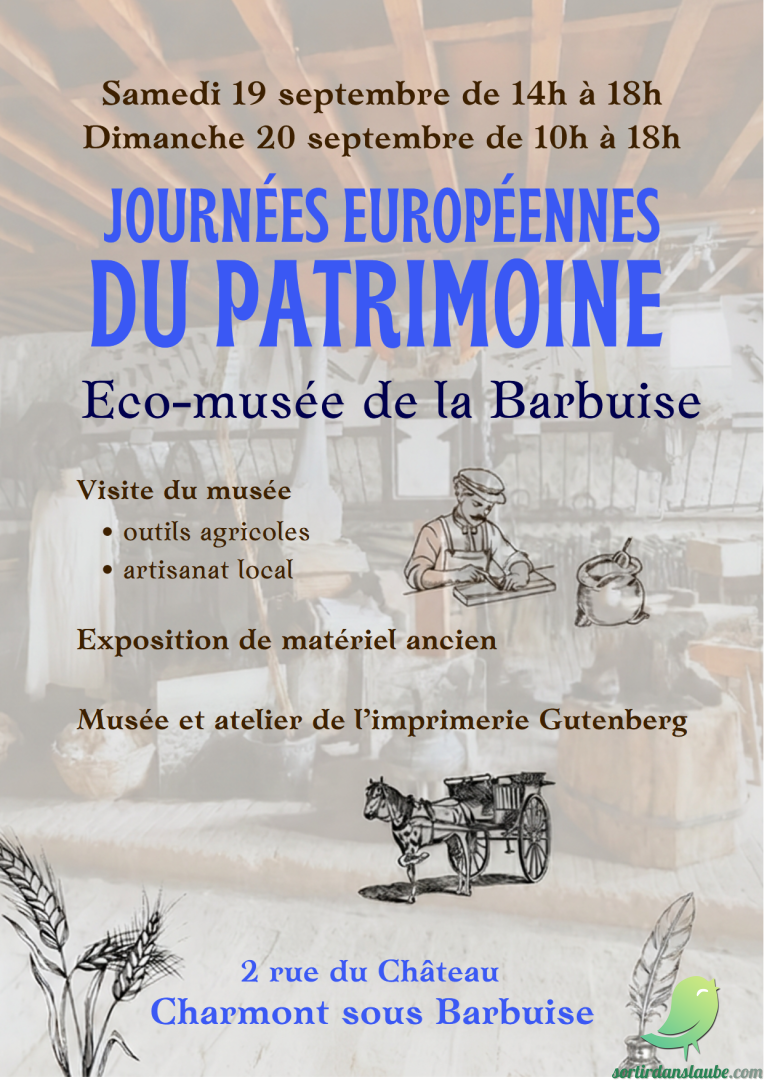 JEP de l&rsquo;écomusée - 0