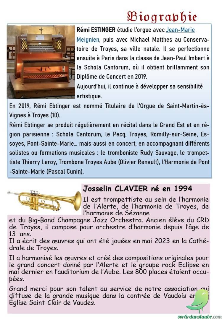 Concert: Rémi Ebtinger et Josselin Clavier - 2